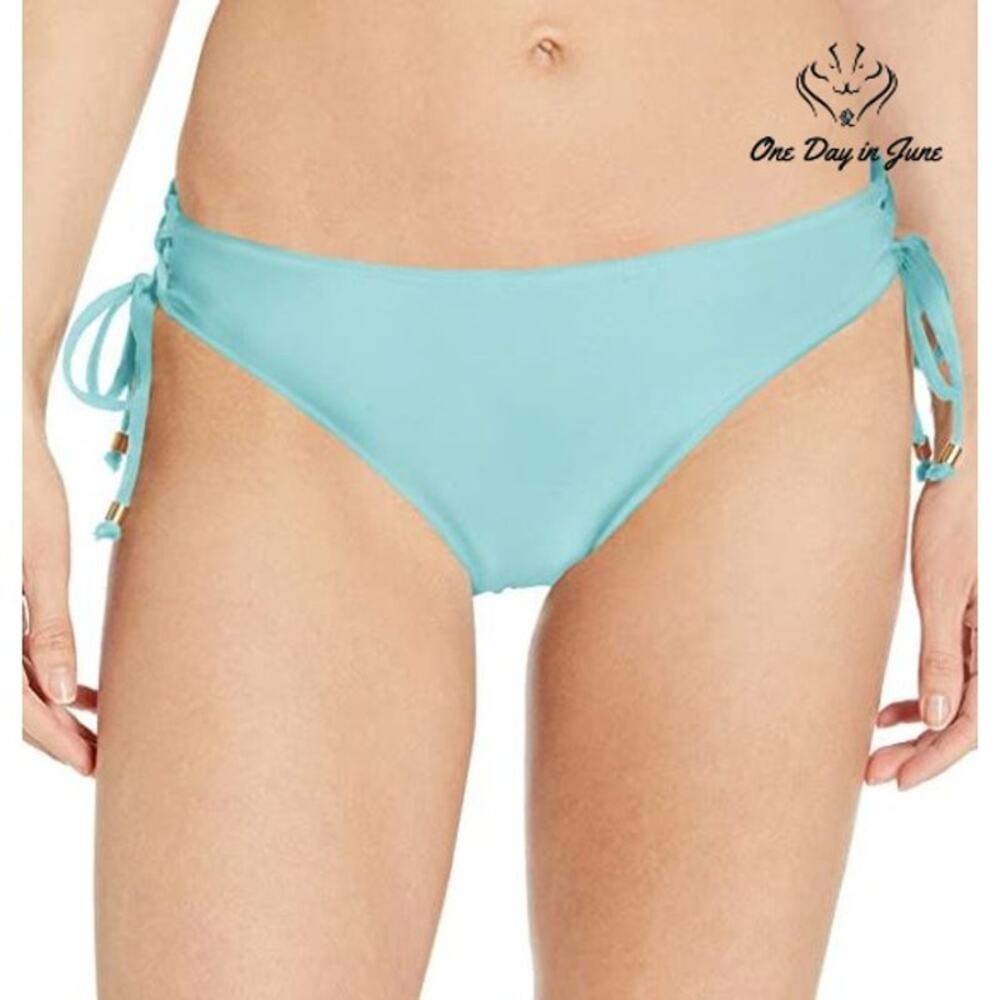 Ella Moss Lace Up Bikini Bottom Swimwear Size M